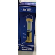 Ayt Powermaster Hk-802 Şarjlı 30 Beyaz 20 Mavi Kırmızı Smd Led 55 Cob Ledli 5 Modlu Çalışma Lambası Fener Işıldak