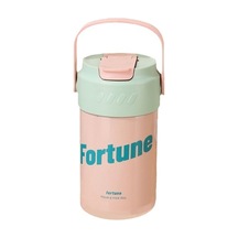 Aurora Paslanmazçelik Termos Fincan Taşını Öğrenebilir Pembe