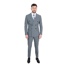 Cengiz İnler Erkek Kruvaze Takım Elbise 5001 001