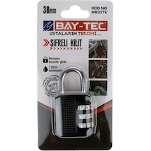 Şifreli Asma Kilit 38 Mm Mk2376 Bay-tek