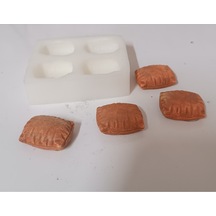 Dörtlü Mini Düz Çuval Silikon Kalıp S919