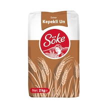 Söke 2 Kg Kepekli Un - Doğal Lif Kaynağı Esmer Un 2'li Ekonomik Paket - 2 Adet Tarı