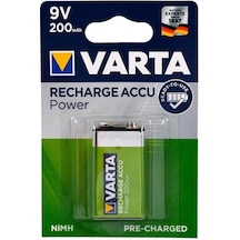 Varta 9 Volt 200 Ma Şarjlı Pil Varta 9 Volt 200 Ma Şarjlı Pil