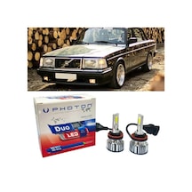 Volvo 240 Led Xenon Uzun+kısa Far Ampulü H4 Duo Yeni Seri Beyaz