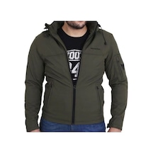 Venom Jaws Soft Shell Erkek Haki-yeşil Motosiklet Montu Tam Koruma