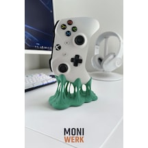 Xbox Uyumlu Bubble Gum Tasarımlı Yeşil Oyun Kolu Standı