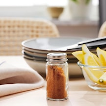 Ikea Guldfısk Gıda Kavanozu 60 Ml 8 X 4 Cm Şeffaf Krom Gümüş - Şeffaf