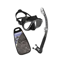Cressi Big Eyes Evolution Maske Alpha Ultra Dry Şnorkel Seti Blac