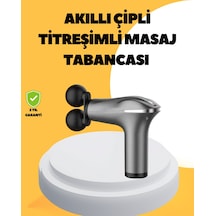 Şarjlı 4 Başlıklı Titreşimli Masaj Aleti Derin Kas Masajı Csmtex - 76 Sporcu Destekli Çok Renkli