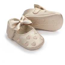 Bebek Ayakkabıları 0-1 Yaş Bebek Prenses Ayakkabı Yumuşak Ve Rahat Pu-616