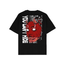 Adrift You Can't Hide Siyah Oversize Unisex T-shirt Siyah