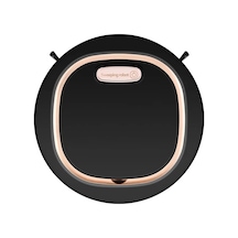 Yeni Süper Sessiz Kablosuz Elektrikli Süpürge Robotu 3 In 1 Süpürme Mop Ev Black Siyah
