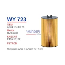 WUNDER WY723 YAĞ FİLTRESİ - MERCEDES ECLASS - S CLASS (W 212 - W