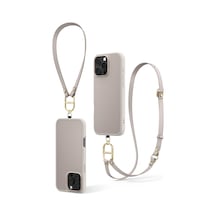 By 16 Pro İle Uyumlu Askılı Magsafe Kılıf Kajuk Mag Hava Kanalı Teknolojisi Askeri Sınıf Koruma Charm Vegan Deri Diğer