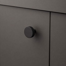 System Düğme Mobilya Kulbu Siyah Renk 32mm Kulp Sy1980 0032 Al6 Çok Renkli