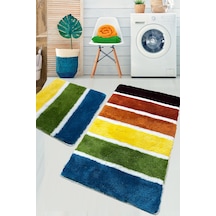 Orrio 2 Li Set Yıkanabilir , Kaymaz Taban Banyo