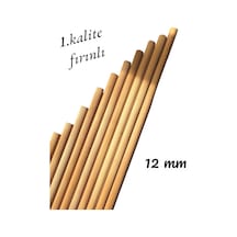 Ahşap Kayın Kavale 1.Kalite 12 MM X 100 CM Kavela 20 Adet