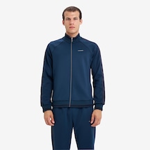 Lescon Mavi Erkek Fermuarlı Sweatshirt 26n-1126
