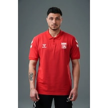 Hummel Armin Pamuklu Polo Yaka Tişört Kırmızı Sivasspor
