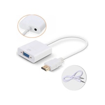 Hdmi To Vga Ses Çıkışlı Kablo Çevirici Dönüştürücü  Adaptör