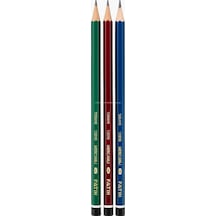 Mercanlı Kurşun Kalem, 12'li Set, Hb, 12010, Okul, Ofis Kullanımı İçin Uygun, Yumuşak, Yazım Özellikli, Ergonomik Tasarımlı, Okul Kalemi Çok Renkli