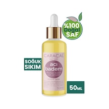 Caracal Acı Badem Yağı Soğuk Sıkım 50 Ml %100 Saf Doğal Acıbadem Yağı