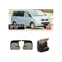 Volkswagen Transporter T5 Batman Yarasa Ayna Kapağı Piano Black / 2004 - 2009