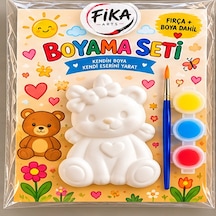 Ayıcık Rölyef Figür Taş Tozu Boyama Seti