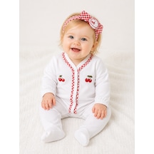 Andywawa Kız Bebek Tulum - Andywawa - Beyaz - 0-1 Ay - Ac26686-beyaz-0-1 Ay