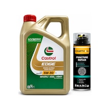 Castrol Edge Motor Yağı 5w-30 5 L + Lastik Tamir Kiti 400 ML