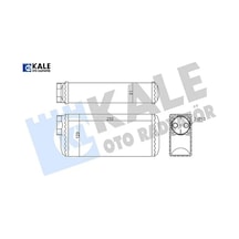 Kalorifer Skoda Favorıt-felıcıa I-felıcıa Iı-volkswagen Caddy Iı Kale Radyatör 097916027h/ 115972071
