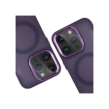 Apple Uyumlu iPhone 14 Pro Max Kılıf Freyax Seri Magsafe Özellikli Silikon Kapak