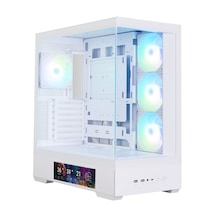 Zalman P40 Ds Whıte Atx Mıd Tower Beyaz Kasa 2 X Usb 3.0, 1 X Usb Type-c,1 X Mikrofon, 1 X Kulaklık, 4x 120mm Argb Fan