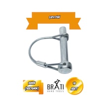 Çapa Pimi Uzun Yaylı Çapa Pimi 10 Mm 10 Adet