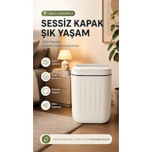 Çöp Kovası Otomatik Kapak Çok Renkli