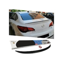 Opel Astra J 2010-2015 Bagaj Spoileri Piano Black Abs Parlak Siyah Bagaj Üstü Spoiler