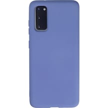 Uray Store Samsung Galaxy Uyumlu  S20 Kılıf Nano İçi Kadife Silikon - Lila