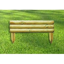Yerebatan Ahşap Sebze Bahçesi Çiti Ahşap Bordür 25 X 50