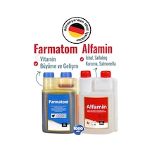 Munich Vet 2'li Set Kuşlar İçin Farmatom Vitamin + Alfamin Kuruma