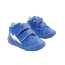LepiKids Be90 Hakiki Deri Çocuk İlkadım Bot Ayakkabı Mavi