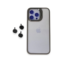 Joko Apple iPhone Uyumlu  15 Pro Max Kılıf Roblox Lens Standlı Kapak - Titan Gri