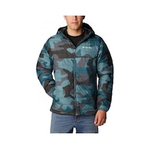 Helly Hansen Columbia Powder Lite Hooded Erkek Mont Yeşil