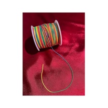 5 Metre Gökkuşağı Renk Paraşüt Ipi, Takı Ipi 0,80 Mm 000 Açık Krem