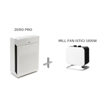 Winix Zero Pro Hava Temizle Cihazı + 1800W Mill Fan Isıtıcı Beyaz