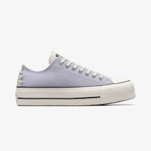 Converse Chuck Taylor All Star Lift Crafted Laces Kadın Lila Platform Sneaker A12553c Mor