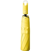 Hss Yaratıcı Kanca Tipi Otomatik 5 Katlı Şemsiye -sarı
