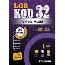 LGS Fen Bilimleri Kod 32- Tudem Yayınları