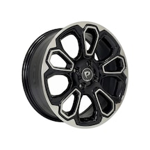 Akd-gx365-02 18 İnç 5x114.3 Corolla Civic Uyumlu Et36 67.1 Black Olympus 18 İnç Jant Takımı 4 Adet