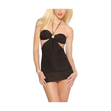 Mini Elbise - Qhdh-865875 Çok Renkli