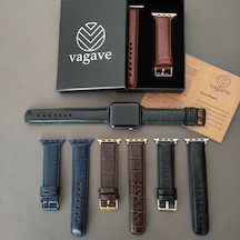 Vagave Apple Uyumlu  Watch Deri Kordon 38 40 41 42 44 45 MM (497145552)